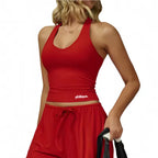 Butterfly Padded Halter Tank