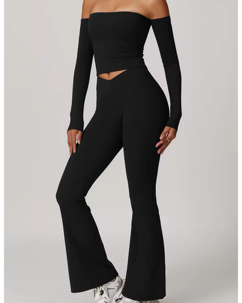 Phit To The Core Waist Sculpting Flare Leggings