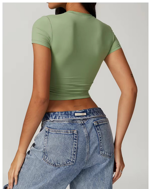 Classic Slim Phit Cropped Tee