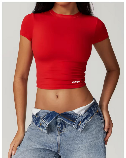 Classic Slim Phit Cropped Tee