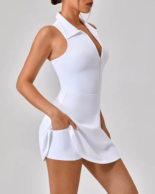 Classy Collared Phit Tennis Dress