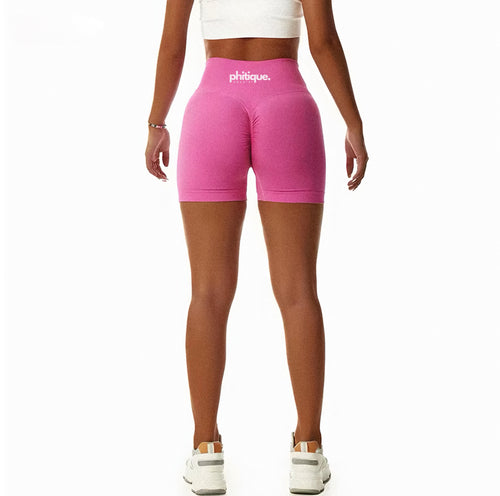 Shorts ciclistas con cintura cruzada y fruncido en el trasero de Phit V