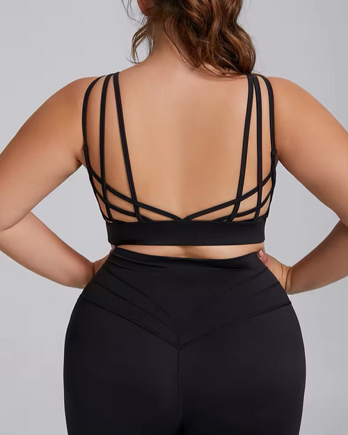 Plus Snatched Phit Strappy Back Bra