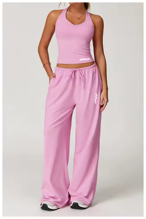Butterfly Padded Halter Tank