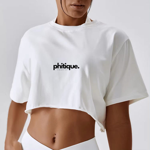 Phit Crop Logo Tee