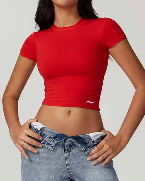 Classic Slim Phit Cropped Tee