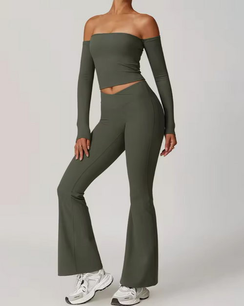 Phit To The Core Waist Sculpting Flare Leggings