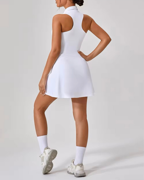 Classy Collared Phit Tennis Dress