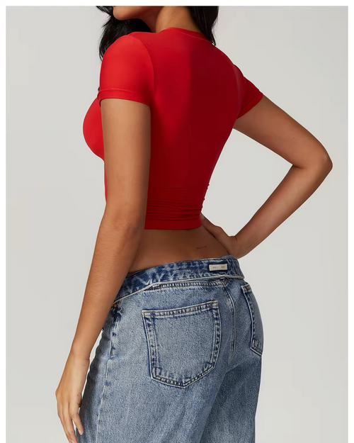 Classic Slim Phit Cropped Tee