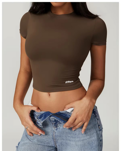 Classic Slim Phit Cropped Tee