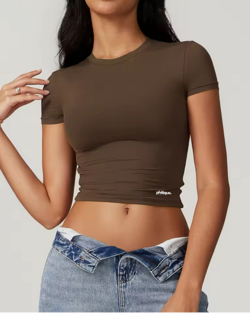 Classic Slim Phit Cropped Tee