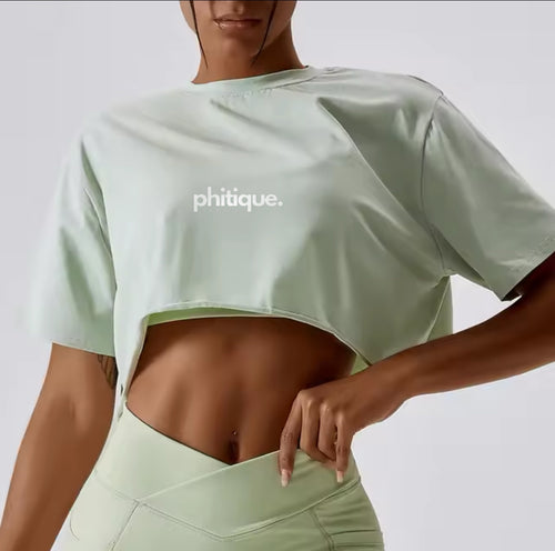 Phit Crop Logo Tee